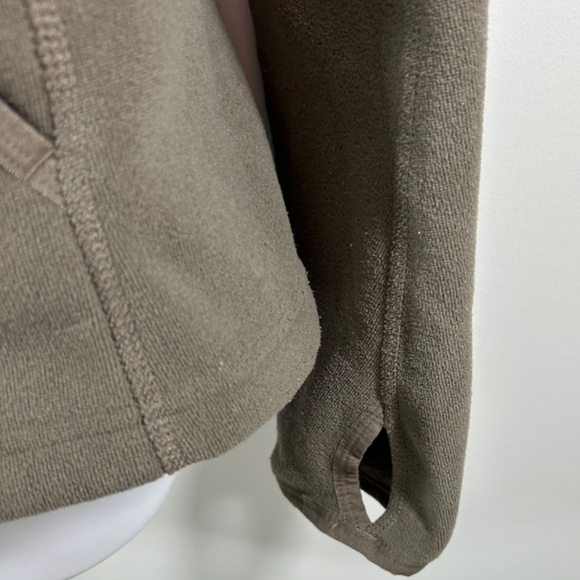 The North Face Women’s Mezzaluna Hoodie Size Small Khaki Authentic - Picture 3 of 5